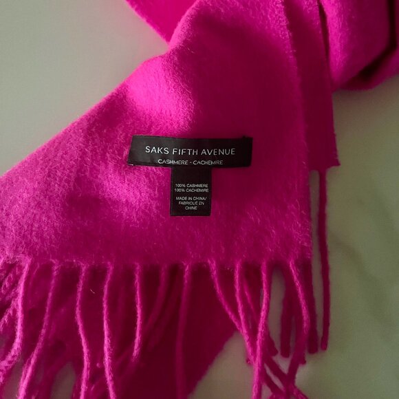 Saks Fifth Ave Cashmere Scarf - Picture 3 of 3
